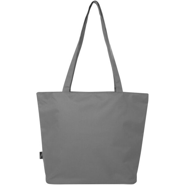 Panama GRS recycled zippered tote bag 20L - Grey