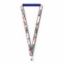 Polyester keycord met gesublimeerde satijnen overlay