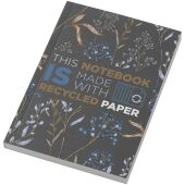 Novella Austen A6 gerecycled notitieboek met zachte cover, 100 vellen - Charcoal