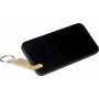 Bamboe sleutelhanger met telefoonhouder Orlando bruin Bamboe sleutelhanger met telefoonhouder Orlando bruin