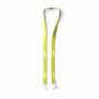 Polyester Pantone-gematchte zeefdruk keycord met 2 clips