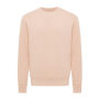 IQONIQ Etosha lichtgewicht gerecycled katoen sweater, peach nectar (S)