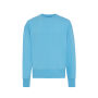 Iqoniq Kruger gerecycled katoen relaxed sweater, tranquil blue (XXXL)