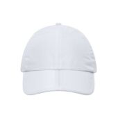 6 Panel Pack-a-Cap white