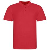AWDis The 100 Cotton Piqué Polo Shirt, Fire Red, 3XL, Just Polos