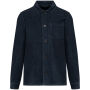 Ecologisch ribfluweel herenjasje Washed Navy Blue M