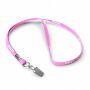 Polyester tubulaire keycord met metalen klem