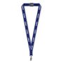 Polyester lanyard met reflecterende draden Polyester lanyard met reflecterende draden