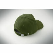 WALE - 5 panelen corduroy baseballcap - Legergroen