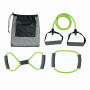Fitness banden set SPORTS SPIRITS groen, zwart
