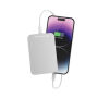 Urban Vitamin Burbank RCS rplastic/alu 3.000 mAh powerbank, zilver