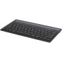Hybrid toetsenbord voor meerdere apparaten met standaard - Zwart