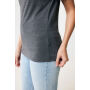 IQONIQ Manuel gerecycled katoen t-shirt ongeverfd, heather anthracite (M)