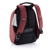 Bobby Hero Regular, anti-diefstal rugzak, rood, zwart