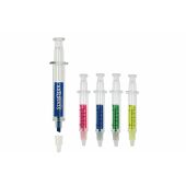 Markeerstift spuit Injectiespuit marker transparant blauw