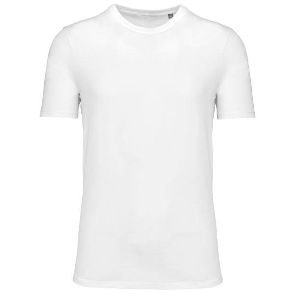 T-shirt ronde hals met korte mouwen uniseks