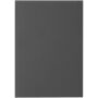 Novella Austen A5 gerecycled notitieboek met zachte cover, 50 vellen - Charcoal
