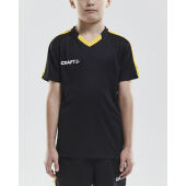 CRAFT PROGRESS JERSEY CONTRAST JR BLA/YEL 122 CRAFT PROGRESS JERSEY CONTRAST JR BLA/YEL 122
