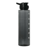 AQUA LEVEL - Sportdrinkfles zwart