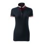 Polo Shirt women's Collar Up dark navy XXL