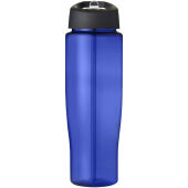 H2O Active® Tempo 700 ml sportfles met fliptuitdeksel - Blauw/Zwart