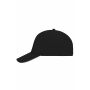 5 Panel Sandwich Cap black/white one size