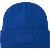 Boreas beanie met patch - Blauw Boreas beanie met patch - Blauw