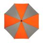 Falcone - Reflecterende paraplu - Automaat - Windproof -  120 cm - Oranje / Zilver