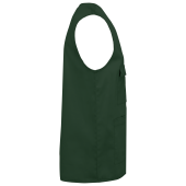 Gilet polykatoen multizakken Forest Green S