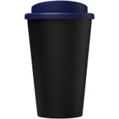 Americano® Eco 350 ml gerecyclede drinkbeker - Zwart/Blauw Americano® Eco 350 ml gerecyclede drinkbeker - Zwart/Blauw