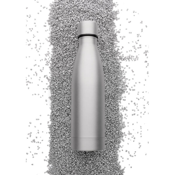 RCS gerecycled roestvrijstalen unikleur vacuümfles, grijs RCS gerecycled roestvrijstalen unikleur vacuümfles, grijs