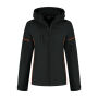 Santino Softshell Jacket Curtis Ladies Black / Orange L