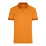 Men's Heather Polo orange-melange/dark-orange S