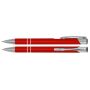 Aluminium balpen Marseille Rood - Blauwe inkt