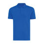 IQONIQ Yosemite gerecycled katoen pique polo, royal blue (L)