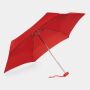 Super mini, uit 5 secties bestaande opvouwbare paraplu POCKET rood