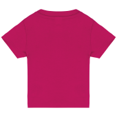 Baby-T-shirt korte mouwen Fuchsia 3M