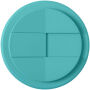 Americano® Eco 350 ml gerecyclede beker met spill-proof deksel - Aqua blauw/Wit