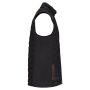 Bodywarmer DayToDay in twee stoffen black/orange 4XL Bodywarmer DayToDay in twee stoffen black/orange 4XL