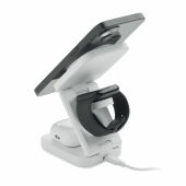 SATELIT - 3-in-1 opvouwbaar laadstation - Wit