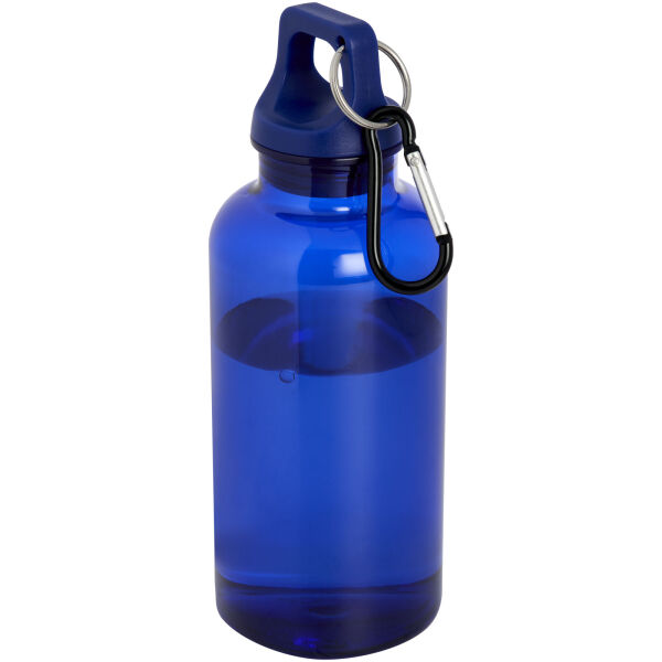 Oregon 400 ml RCS certified recycled plastic water bottle with carabiner - Blue
