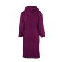 Bathrobe Hooded Plum, 2XL/3XL, 420 gr/m²