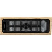 Beukenhouten autoverfrisser Kezia bruin