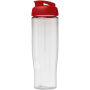 H2O Active® Tempo 700 ml sportfles met flipcapdeksel - Transparant/Rood