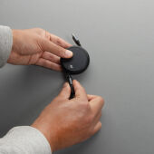 Terra recycled aluminum uittrekbare 240W kabel, zwart