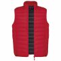 Men’s lightweight sleeveless down jacket red S