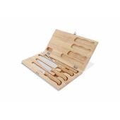 Messenset in geschenkverpakking - Hout