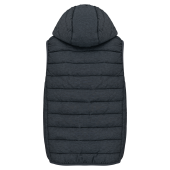 Bodywarmer met capuchon volwassene Marl Dark Grey XS