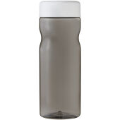 H2O Active® Base Tritan™ 650 ml sportfles met schroefdeksel - Houtskool/Wit