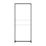 FlexFrame Wand Set 100 x 230 cm Zwart (incl. Extension Set 30 cm) met Print FlexFrame Wand Set 100 x 230 cm Zwart (incl. Extension Set 30 cm) met Print